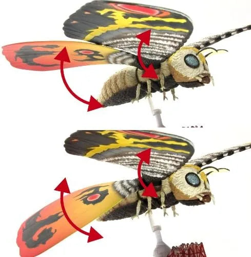 Kaiyodo Tokusatsu Revoltech 012 Mothra Action Figure PVC ABS