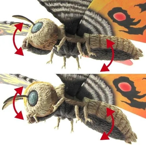 Kaiyodo Tokusatsu Revoltech 012 Mothra Action Figure PVC ABS