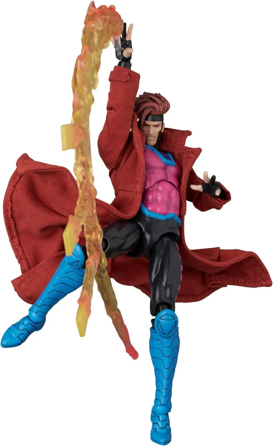 MEDICOM TOY MAFEX No 287 Gambit Comic Variant Version Action Figure 6.3 Inches