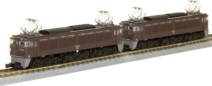 Rokuhan EF63 Type Brown Double Row Z Gauge Electric Locomotive