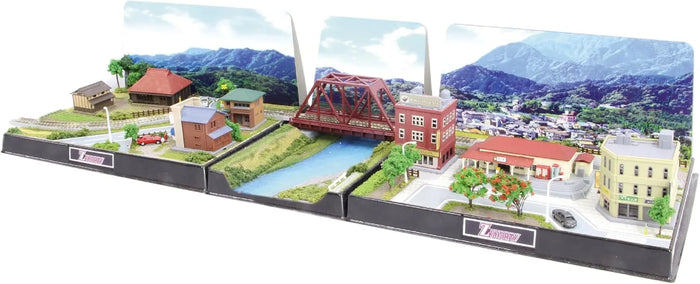 Rokuhan SS002-4 Z Gauge Shorty Mini Layout Set Tunnel Type