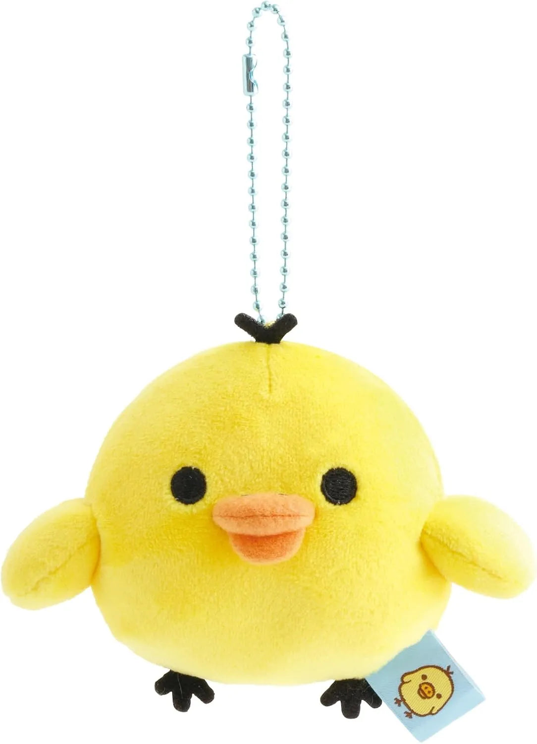 San-X Rilakkuma Mochi Hanging Plush Toy Plushie - Kiiroitori
 - 4974413889131