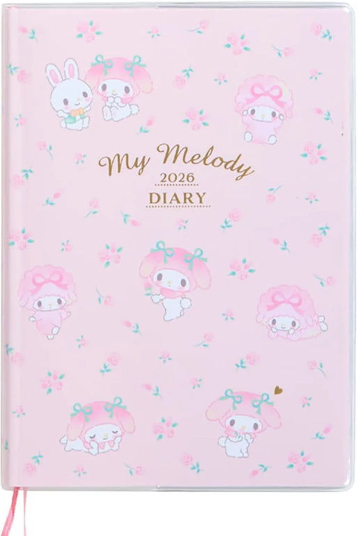 Sanrio B6 Diary Block Type 2026 My Melody Planner Notebook