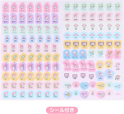 Sanrio B6 Diary Block Type 2026 My Melody Planner Notebook