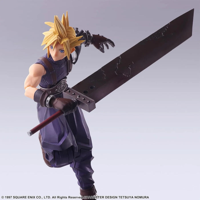 Square Enix Final Fantasy VII Cloud Strife Bling Arts Figure