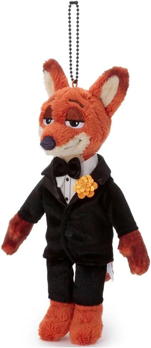 Takara Tomy Arts Disney Zootopia Nick Wilde Tuxedo Ball Chain Mascot Toy Takara Tomy A R T S