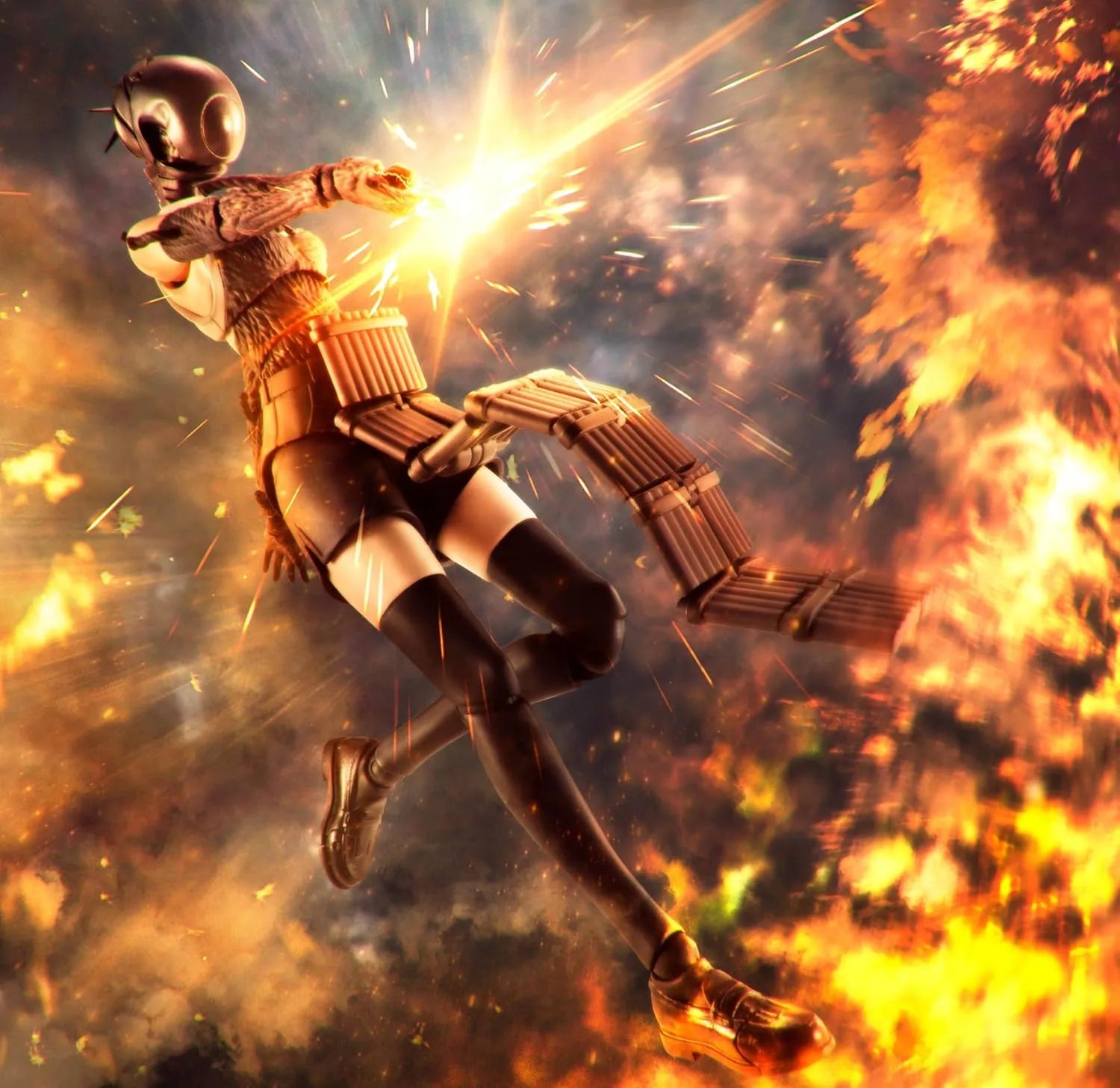 Tamashii Nations Chain Sorman Bomb SH Figuarts Action Figure