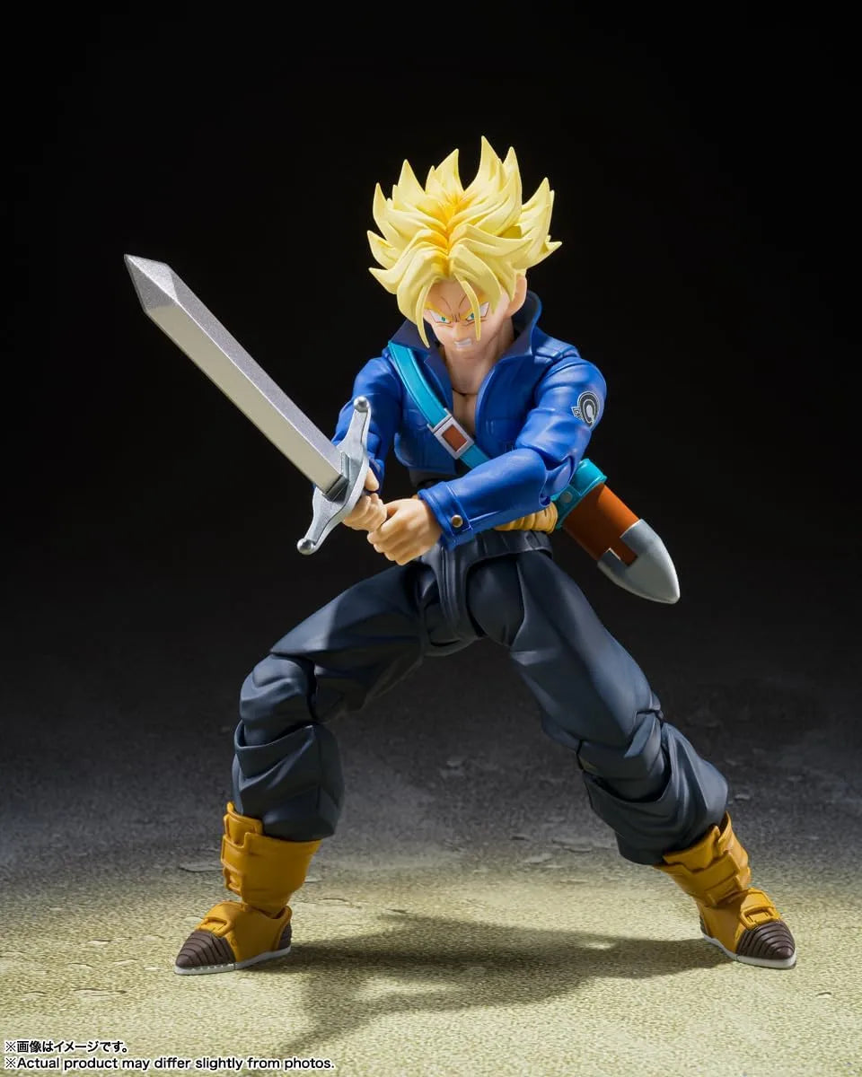 Tamashii Nations S.H. Figuarts Dragon Ball Z Super Saiyan Trunks 5.5in