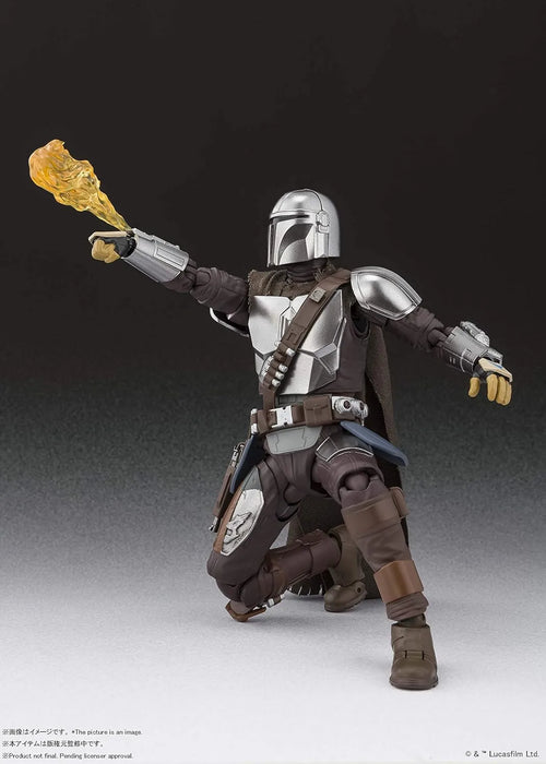 Tamashii Nations S.H. Figuarts Star Wars Mandalorian Beskar Armor Figure 6in
