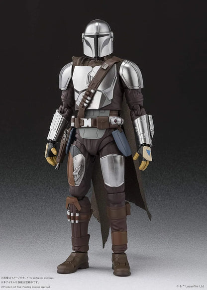 Tamashii Nations S.H. Figuarts Star Wars Mandalorian Beskar Armor Figure 6in
