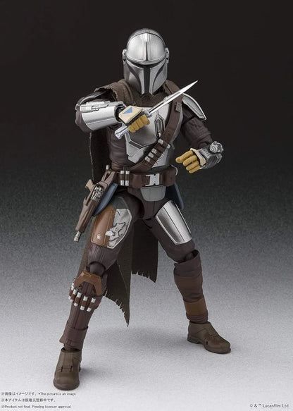 Tamashii Nations S.H. Figuarts Star Wars Mandalorian Beskar Armor Figure 6in
