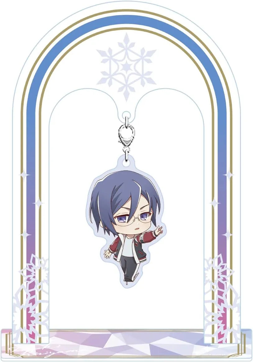 Union Creative Skate Reading Stars Acrylic Stand Paulownia Wood