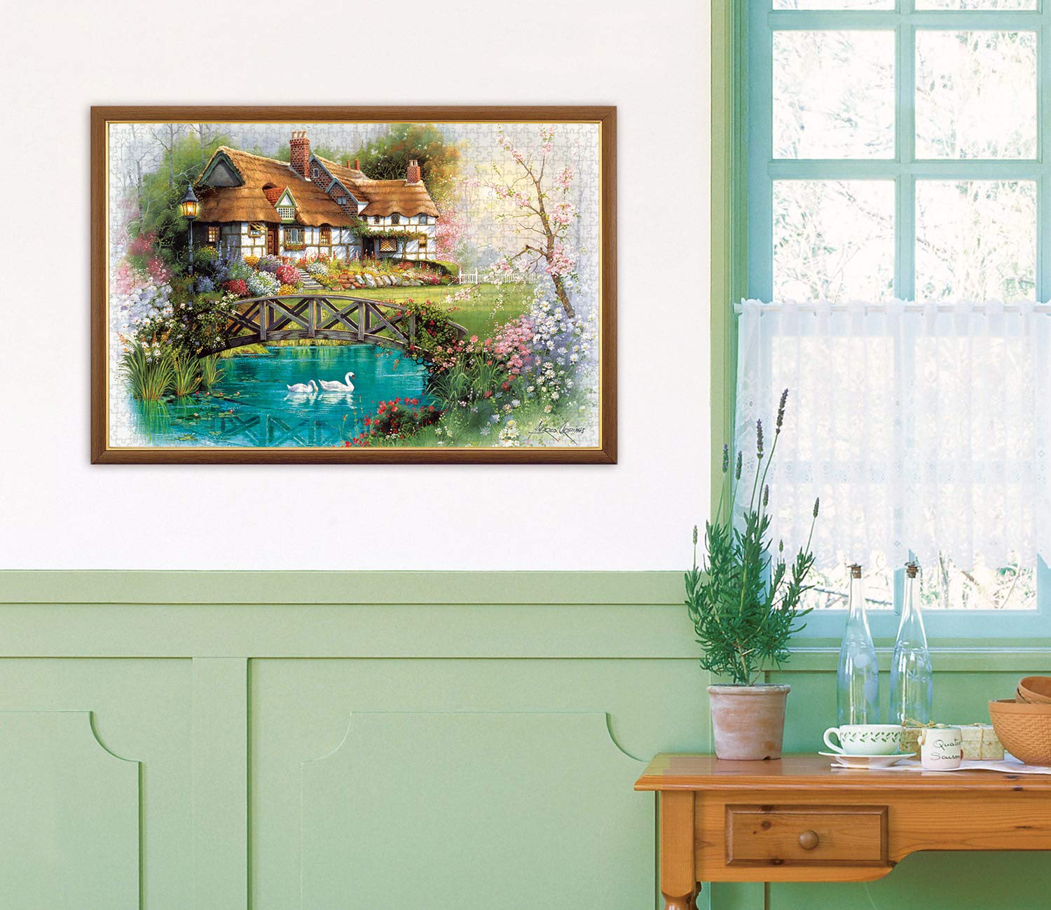 APPLEONE Jigsaw Puzzle 1000-774 Andres Orpinas Beautiful Swan 1000 Pieces- Japan Figure Store - #1 Bring To You The Best Japanese Goods