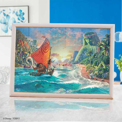 Tenyo 1000 Piece Jigsaw Puzzle Disney Moana Stained Art Japan (51.2X73.7Cm)- Japan Figure Store - #1 Bring To You The Best Japanese Goods