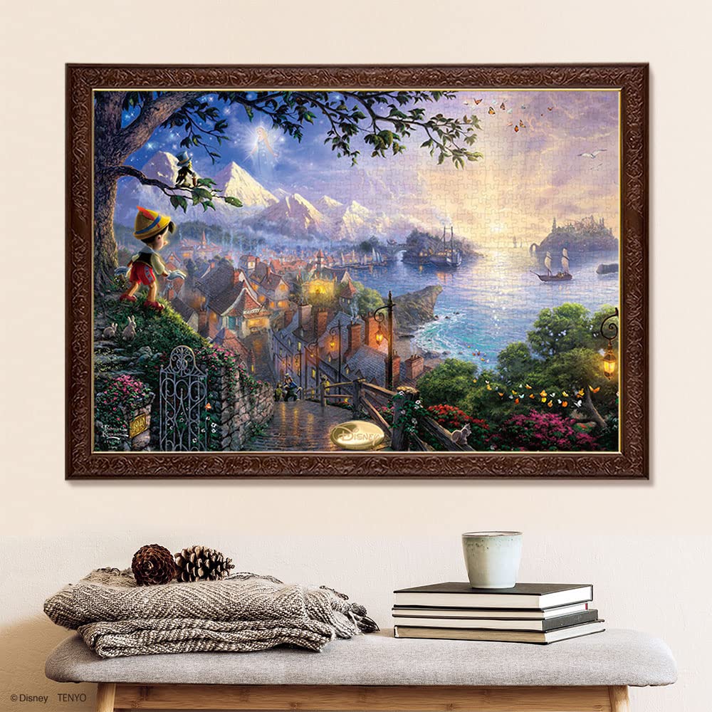 TENYO - D1000-087 Jigsaw Puzzle Disney Pinocchio Wishes Upon A Star - 1000 Pieces- Japan Figure Store - #1 Bring To You The Best Japanese Goods
