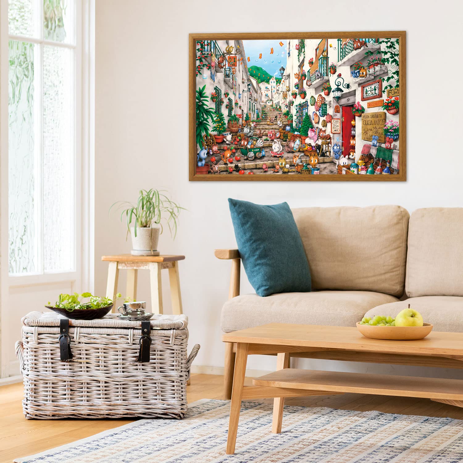 1000 Piece Jigsaw Puzzle Hideki Yoshioka España Cats (50X75Cm)- Japan Figure Store - #1 Bring To You The Best Japanese Goods