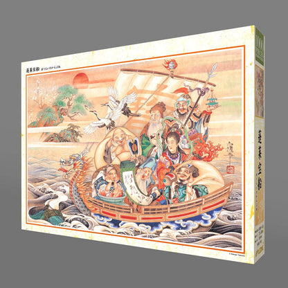 APPLEONE Jigsaw Puzzle 1000-814 Japanese Art Hakuga Takeuchi Seven Lucky Gods 1000 Pieces- Japan Figure Store - #1 Bring To You The Best Japanese Goods