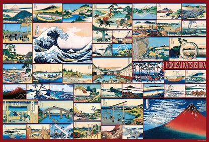 BEVERLY Jigsaw Puzzle 31-474 Hokusai Thirty-Six Views Of Mt. Fuji 1000 Pieces- Japan Figure Store - #1 Bring To You The Best Japanese Goods