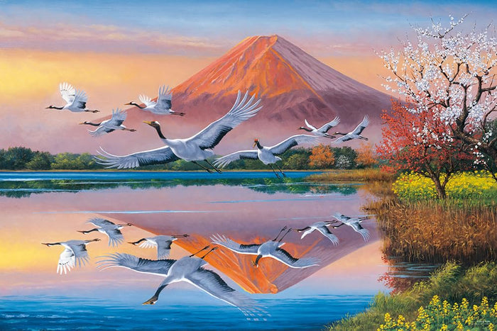 Yanoman 1000pc Jigsaw Puzzle Tatsuji Kajita Maizuru & Kagami Fuji 50x75cm- Japan Figure Store - #1 Bring To You The Best Japanese Goods