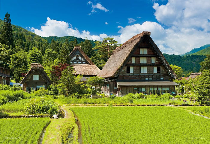 Yanoman 108pc Jigsaw Puzzle Cool Breeze Shirakawago Gifu 26x38cm- Japan Figure Store - #1 Bring To You The Best Japanese Goods