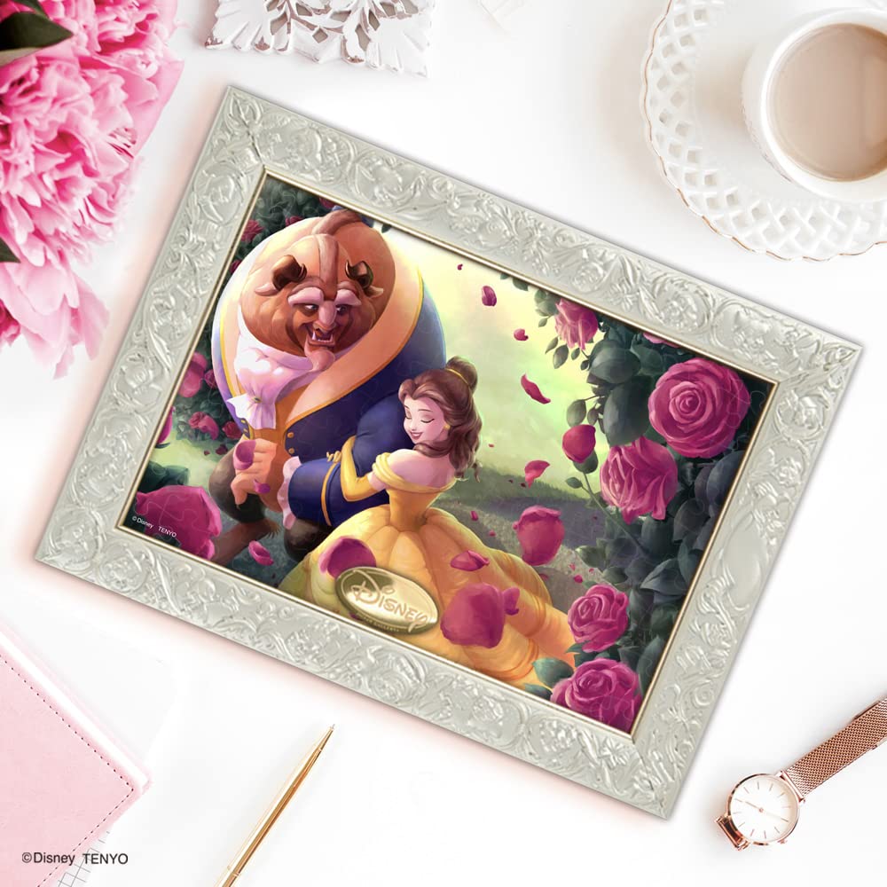 TENYO Jigsaw Puzzle Disney Beauty And The Beast Through Roses 108 Pieces- Japan Figure Store - #1 Bring To You The Best Japanese Goods