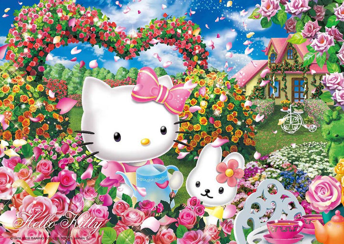 Beverly Jigsaw Puzzle 108-820 Hello Kitty Rose Garden (108 Pieces) Hello Kitty Puzzle- Japan Figure Store - #1 Bring To You The Best Japanese Goods