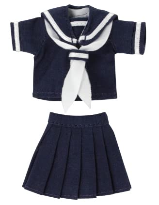 AZONE - Pic288-Nvw 1/12 Picco Neemo Short Sleeve Sailor Uniform Set 2 - Navy & White- Japan Figure Store - #1 Bring To You The Best Japanese Goods