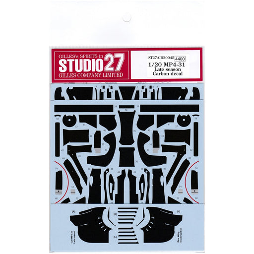 Studio27 St27 Cd20045 Mc Laren Mp4-31 Late Season Ver. Carbon Decal For Ebbro 1/20 Car Decal- Japan Figure Store - #1 Bring To You The Best Japanese Goods