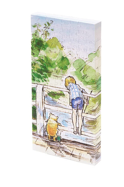 120 Piece Jigsaw Puzzle Disney Winnie The Pooh Stick Play [Canvas Puzzle]- Japan Figure Store - #1 Bring To You The Best Japanese Goods