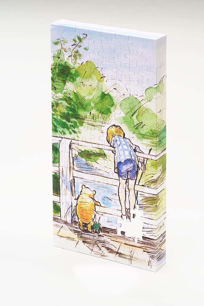 120 Piece Jigsaw Puzzle Disney Winnie The Pooh Stick Play [Canvas Puzzle]- Japan Figure Store - #1 Bring To You The Best Japanese Goods
