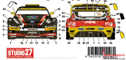 Studio27 Ford Fiesta Jipocar 21 Rally Mexico 2014 1/24 Japanese Model Scale Car Decal- Japan Figure Store - #1 Bring To You The Best Japanese Goods