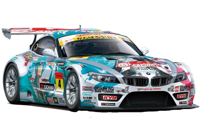 Fujimi Model 1/24 Hatsune Miku Bmw Z4 Gt3 Japan Model Kit- Japan Figure Store - #1 Bring To You The Best Japanese Goods