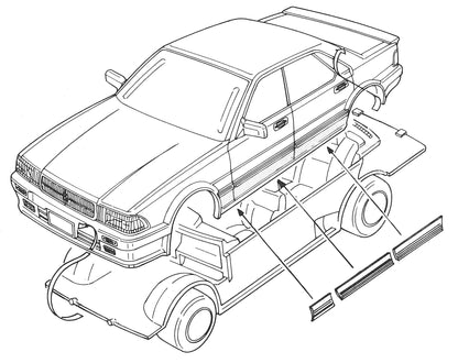 1/24 Fujimi Model High Socar Series No.1 Prelude 2.0Si- Japan Figure Store - #1 Bring To You The Best Japanese Goods