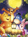 Yanoman 150pc Pooh Moon Night Party Jigsaw Puzzle [Petit Paris Clear]- Japan Figure Store - #1 Bring To You The Best Japanese Goods
