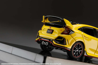 1/64 Honda Civic Type R FK8 2020 Ltd Ed Sunlight Yellow II w/Engine Hobby Japan- Japan Figure Store - #1 Bring To You The Best Japanese Goods