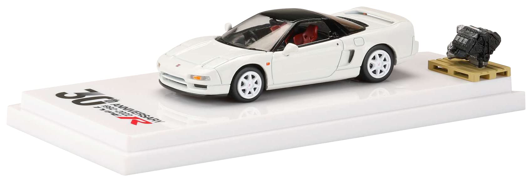 1/64 Honda NSX (NA1) Type R 1994 Engine Display Model/Type R 30th Anniv White- Japan Figure Store - #1 Bring To You The Best Japanese Goods