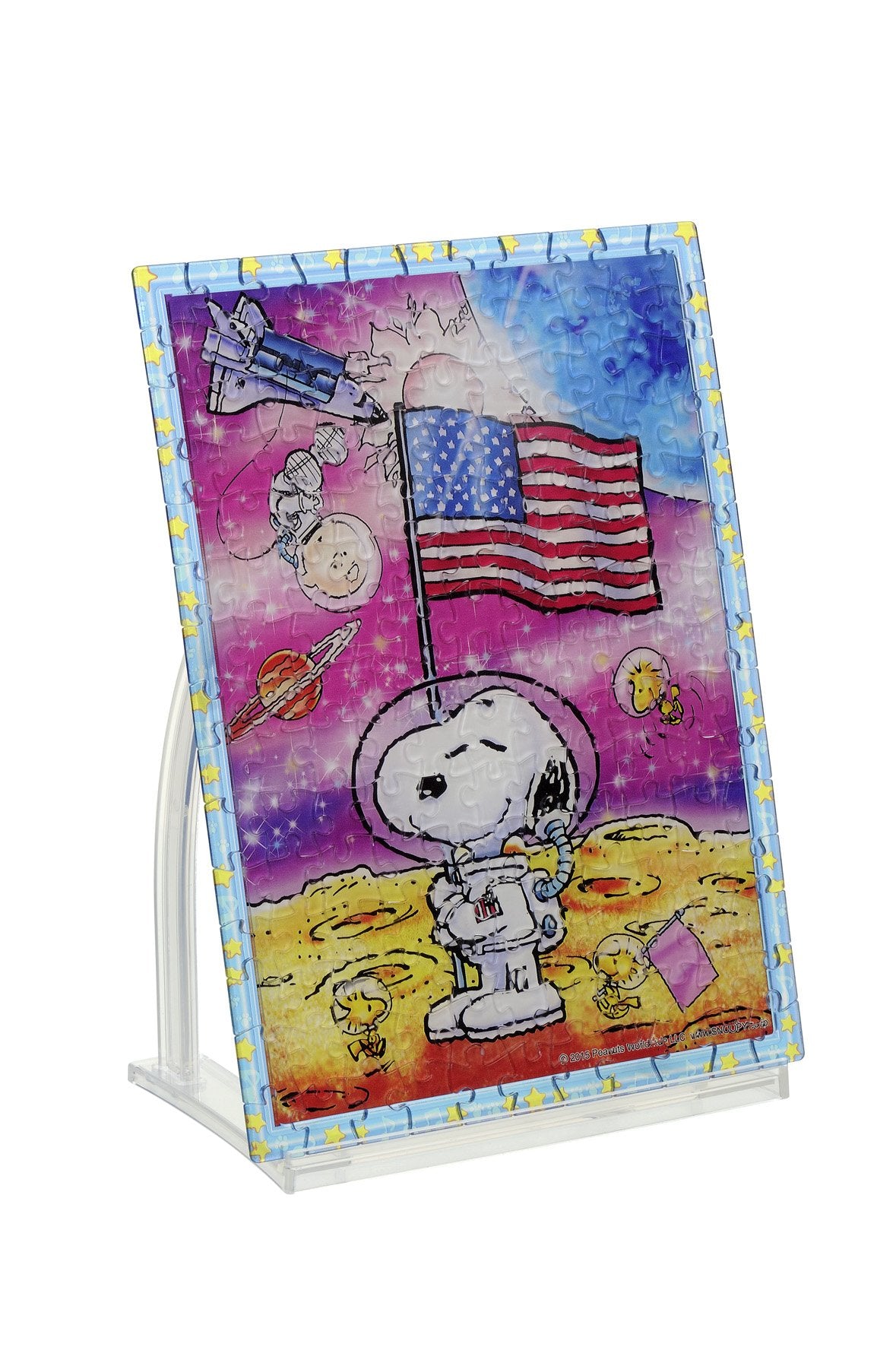 Beverly Crystal Jigsaw Puzzle Cjp-037 Peanuts Snoopy Moon Landing (165 Pieces) Paper Puzzle- Japan Figure Store - #1 Bring To You The Best Japanese Goods