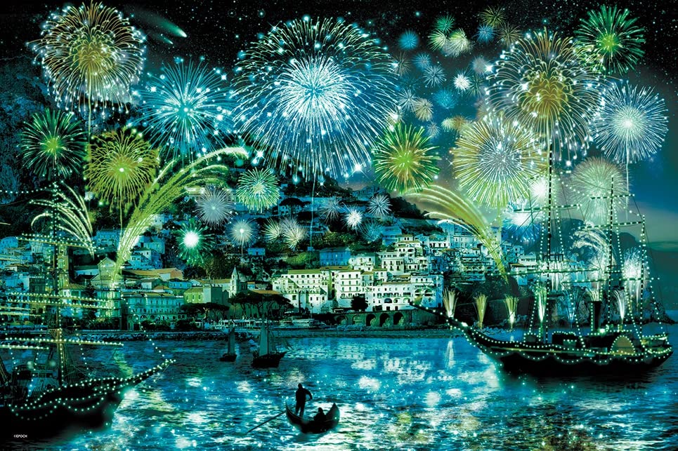 EPOCH 23-723S Jigsaw Puzzle Fireworks Night In Amalfi Glow In The Dark 2016 S-Pieces- Japan Figure Store - #1 Bring To You The Best Japanese Goods