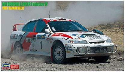 1/24 Mitsubishi Lancer Evolution Iv 1997 Safari Rally Plastic Model 20395