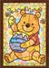 Tenyo 266pc Winnie Pooh Stained Glass Puzzle 18.2x25.7cm- Japan Figure Store - #1 Bring To You The Best Japanese Goods