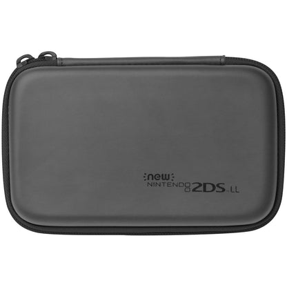 HORI Slim Hard Pouch Black For New Nintendo 2Ds Ll- Japan Figure Store - #1 Bring To You The Best Japanese Goods