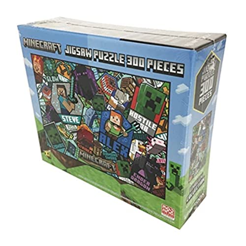Ensky 300-1791 Minecraft Emblem Puzzle 300pc 26x38cm- Japan Figure Store - #1 Bring To You The Best Japanese Goods