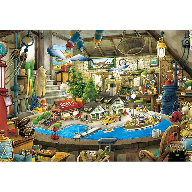 APPLEONE 300-371 Jigsaw Puzzle Little Harbor 300 Pieces- Japan Figure Store - #1 Bring To You The Best Japanese Goods