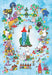 Yanoman 300 Piece Moomin Wreath Jigsaw Puzzle 26X38Cm- Japan Figure Store - #1 Bring To You The Best Japanese Goods