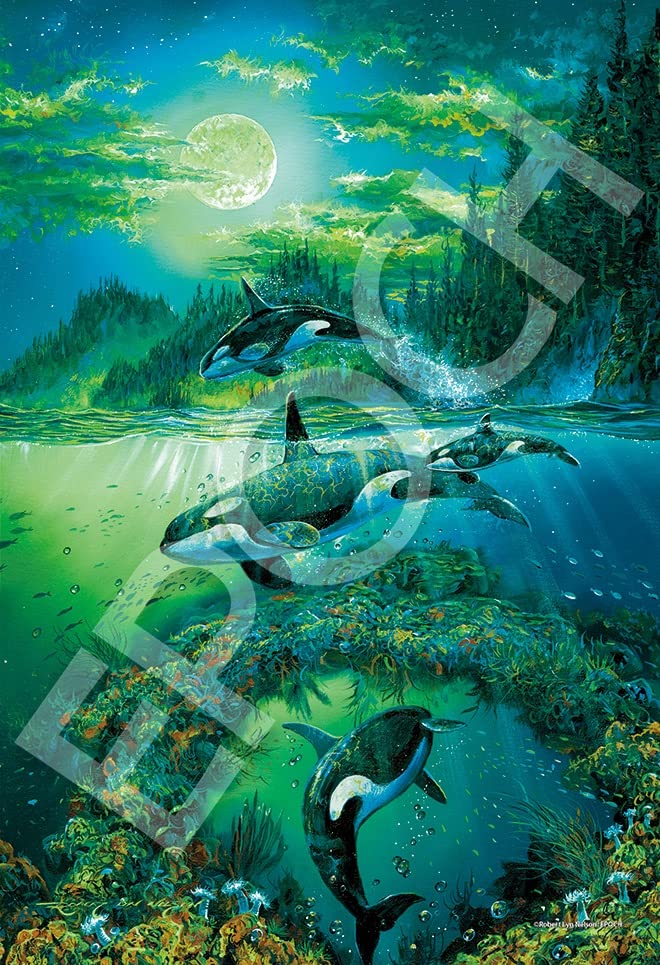 EPOCH 28-337S Jigsaw Puzzle Marine Art Collection Orca Ocean Souls 300 Pieces Glow In The Dark- Japan Figure Store - #1 Bring To You The Best Japanese Goods