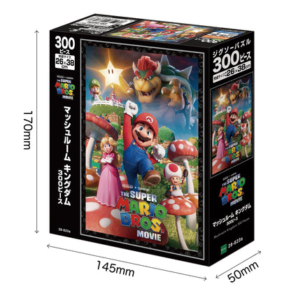 Epoch 300 Piece Super Mario Bros. Mushroom Kingdom Jigsaw Puzzle (26X38cm)- Japan Figure Store - #1 Bring To You The Best Japanese Goods