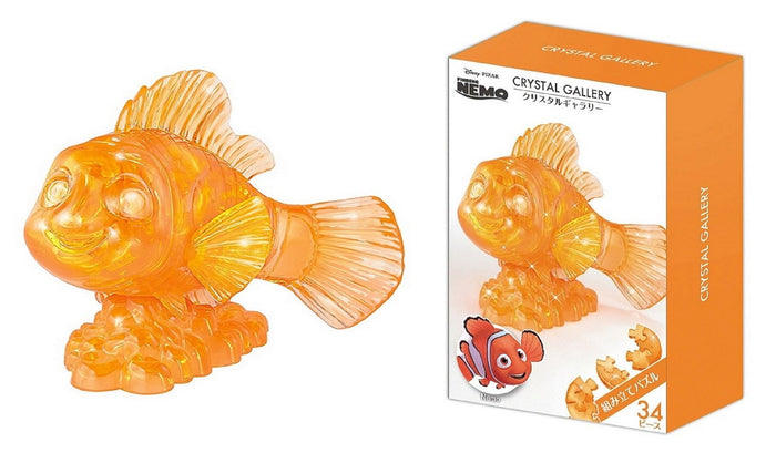 Hanayama Crystal Gallery 3D Puzzle Disney Finding Nemo 34 Pieces Japanese 3D Puzzle Figure- Japan Figure Store - #1 Bring To You The Best Japanese Goods