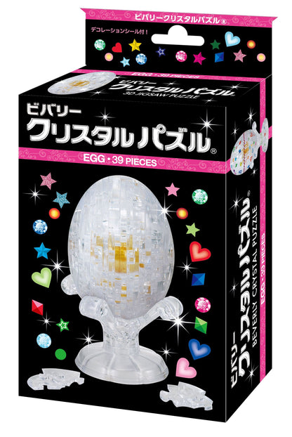 Beverly Crystal 3D Puzzle 486367 Egg (39 Pieces) Japanese Crystal Puzzle Block Toys- Japan Figure Store - #1 Bring To You The Best Japanese Goods