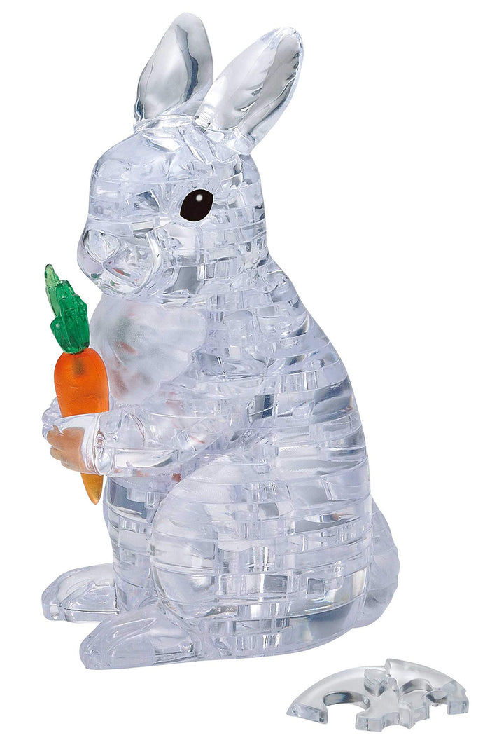 Beverly Crystal 3D Puzzle 486589 Rabbit Clear (43 Pieces) 3D Crystal Animal Puzzle- Japan Figure Store - #1 Bring To You The Best Japanese Goods