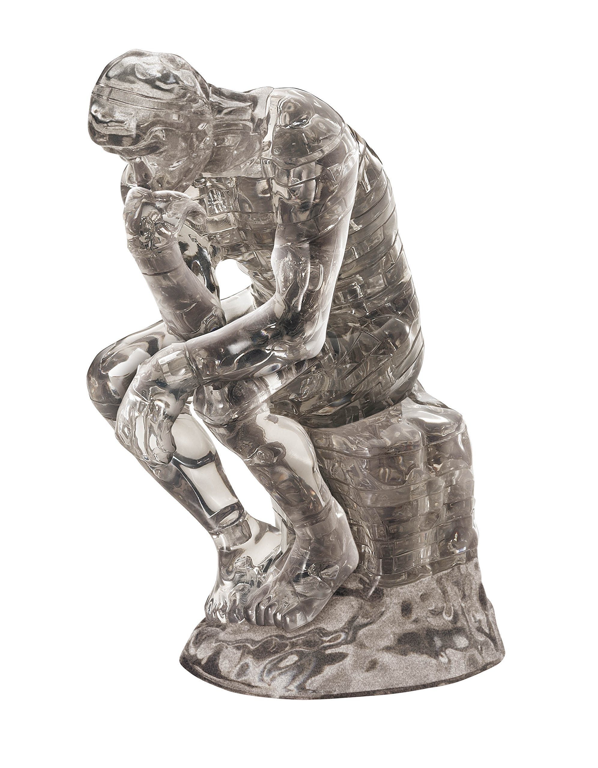 Beverly Crystal 3D Puzzle 484837 The Thinker (43 Pieces) Plastic 3D Puzzles- Japan Figure Store - #1 Bring To You The Best Japanese Goods
